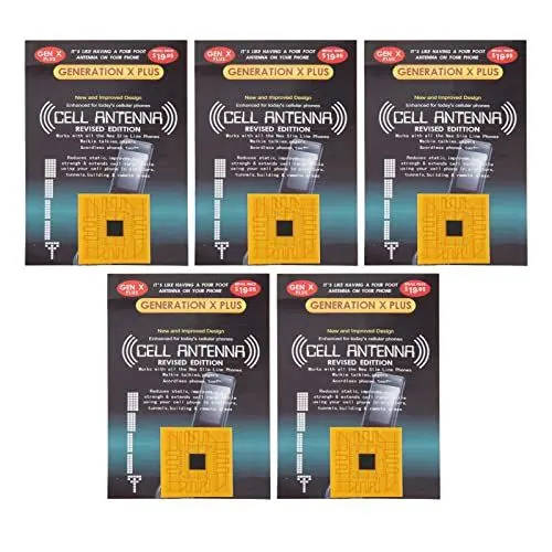 Produktbild: Locadence 5 Stück Handy Signalverstärkungsaufkleber, Signalantennen Booster Aufkleber für Outdoor Camping, Aufzüge, Tunnel, Berge