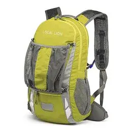 Produktbild: LOCAL LION Fahrradrucksack Wanderrucksack 18L mit Regenschutz für Damen Herren Rucksack mit Rückenbelüftung wasserdicht zum Radfahren Sport Schule Wandern Alltagsleben Camping