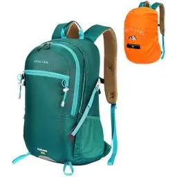 Produktbild: LOCAL LION Wanderrucksack Fahrradrucksack Rucksack 20L für Damen & Herren mit Regenschutz zum Wandern Trekking Camping Fahrradfahren Sport Uni Schule
