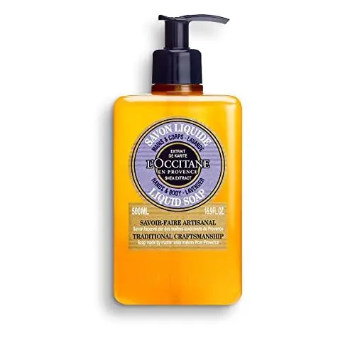 Produktbild: L'OCCITANE - Flüssigseife Hände und Körper Sheabutter Lavendel - 500 ml - In Frankreich hergestellt