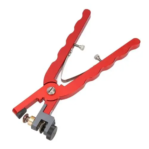 Produktbild: Locher für Uhren, Edelstahl-Uhrenarmband-Leder-Lochzange mit Ergonomischem Griff, Uhrenarmband-Stanzwerkzeug, Lederverarbeitungs-Stanzausrüstung für die Reparatur von Uhrmachern