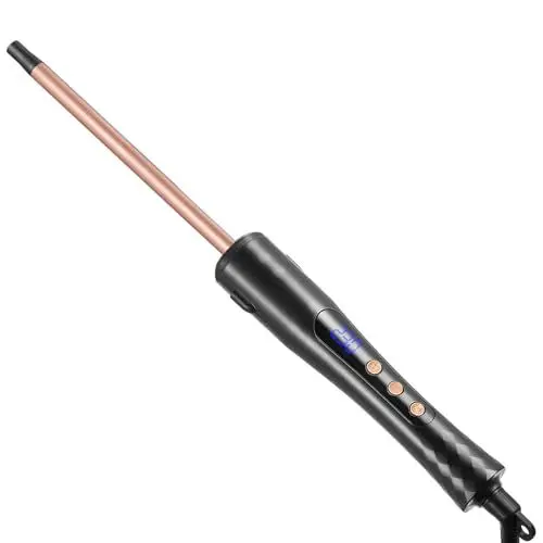 Produktbild: Lockenstab Kleine Locken, Haglater Mini Lockenstäbe 9mm, Dünner Lockenstab Dünn enge Locken, 40s Schnelles Aufheizen, 2 Temperatur 180°C/210°C, Lockenwickler für Kurze/Lange Haare