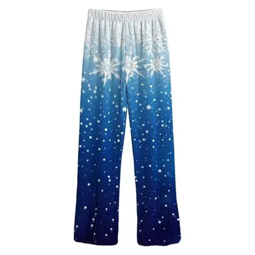 Produktbild: lockere Hosen Damen,Sport Hosen Damen,Karierte Pyjamahose,Schlafanzughose Damen kariert,Schwarze Jogginghose Damen,Flauschige Hose Damen,Schlafanzug kurz Damen,Pyjama Damen schwarz,Leggings,gefüttert