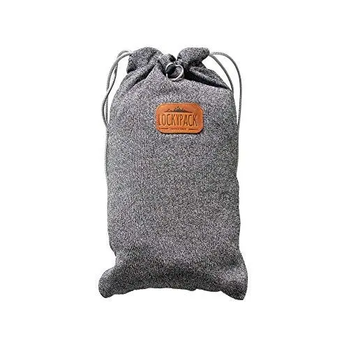 Produktbild: Lockypack™ - schnittsicher Anti-Diebstahl Beutel Rucksack mit Zahlenschloss - Diebstahl-Schutz Tasche