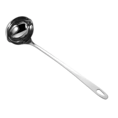 Produktbild: MAGICLULU Schöpfkelle Aus Edelstahl Für Die Küche Mit Ausgießer Robuster Suppenlöffel Aus Metall