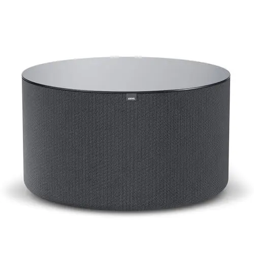 Produktbild: Loewe Klang sub5 Basaltgrau, kabelloser Subwoofer, 360 Watt Ausgangsleistung, vibrationslos, 2 x 4-Zoll Tieftöner und 4 x 4-Zoll Passivlautsprecher