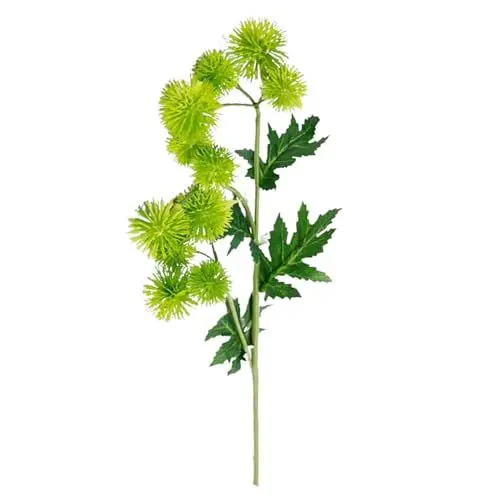 Produktbild: Löwenzahn, realistische Zierpflanzen, gefälschte Zierpflanzen, gefälschte Zierpflanzen, geeignet für Menschen in Familienschlafsälen, um Äste zu fälschen (Green)