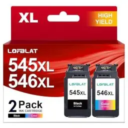 Produktbild: LOFBLAT 545 546 XL, Ersatz für Canon Druckerpatronen 545 546 Multipack, für Canon MX495 Patronen, für Canon Pixma MX495 TR4550 TS3350 TS3150 TR4551 MG2550s MG2555s TS3151 MG3050 MG2950 TS205
