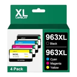 Produktbild: LOFBLAT 963XL Druckerpatronen Ersatz für HP 963XL Multipack 963 XL für HP OfficeJet Pro 9010 9012 9020 9014 9015 9016 9018 9019 9022 9025 9013 9026 9028 (4er-Pack)