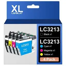 Produktbild: LOFBLAT LC3213 LC3211 Druckerpatronen Kompatibel für Brother LC3211 LC3213 für Brother MFC-J497DW MFC-J491DW DCP-J572dw MFC-J890DW MFC-J895DW DCP-J772DW DCP-J774DW (4 Pack)