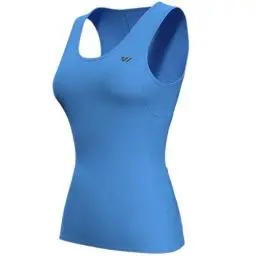Produktbild: Lo.gas Fahrradtrikot Damen äRmellos,Radtrikot Atmungsaktiv Rennrad Trikot Fahrradshirt Mountainbike Frauen Sport Shirts FüR Damen Tank Top 4 Taschen Blau S