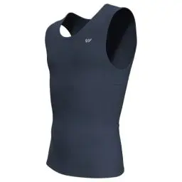Produktbild: Lo.gas Ärmelloses Radtrikot Herren, Rennrad Trikot Leichtgewicht und Atmungsaktiv, Fahrradtrikot mit Gesäßtasche, Grau Blau, L