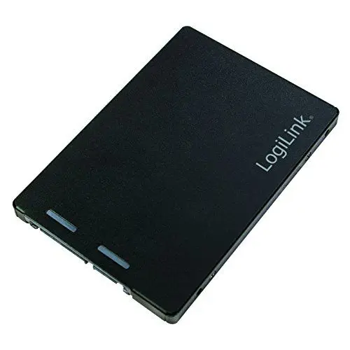 Produktbild: LogiLink AD0019 M.2 (NGFF S-ATA III) zu S-ATA Adapter (2,5 Zoll SSD), B+M Key kompatibel Schwarz