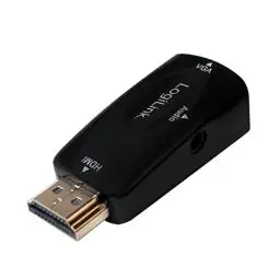 Produktbild: LogiLink HDMI (Stecker) zu VGA plus Audio Konverter mit AG6200 Chipsatz ohne Reduzierung des Signals