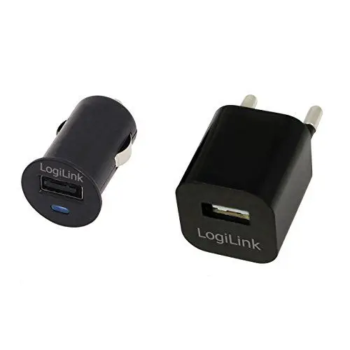 Produktbild: LogiLink PA0076 USB-Reiseadapter Set schwarz