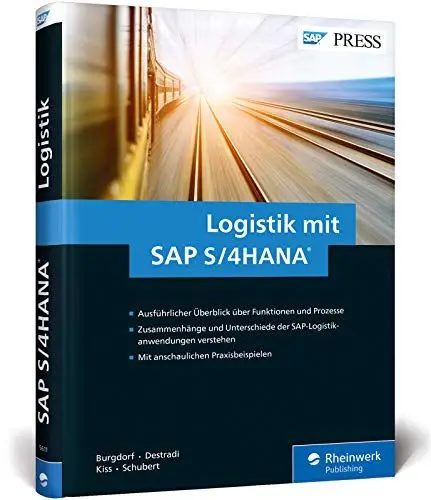 Produktbild: Logistik mit SAP S/4HANA: Die neuen Funktionen für Einkauf, Vertrieb, Retail, Produktion und Lager – Ausgabe 2017 (SAP PRESS)