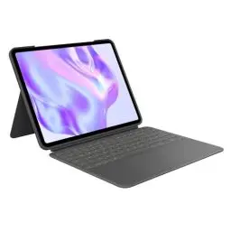 Produktbild: Logitech Combo Touch iPad Pro 13 Zoll (M4) (2024) Tastatur-Case – Abnehmbare Tastatur mit Hintergrundbeleuchtung und Halterung, Komfortables Tippen, Multi-Use-Modus, Deutsches QWERTZ - Graphit