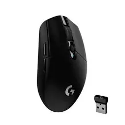 Produktbild: Logitech G305 LIGHTSPEED kabellose Gaming-Maus mit HERO 12K DPI Sensor, Wireless Verbindung, 6 programmierbare Tasten, 250 Stunden Akkulaufzeit, Leichtgewicht, PC/Mac - Schwarz