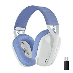 Produktbild: Logitech G435 LIGHTSPEED Kabelloses Bluetooth-Gaming-Headset, Leichte Over-Ear-Kopfhörer, Integrierte Mikrofone, 18h Akku, Kompatibel mit Dolby Atmos, PC, PS4, PS5, Handy, Nintendo Switch - Weiß