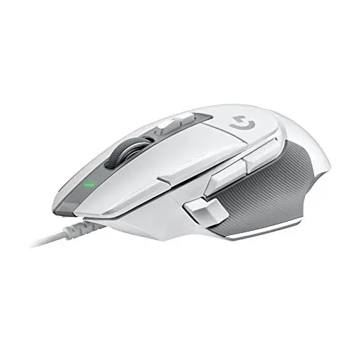 Produktbild: Logitech G502 X Kabelgebundene Gaming-Maus - LIGHTFORCE Hybrid optisch-mechanische Primärschalter, HERO 25K Gaming-Sensor, Kompatibel PC - macOS/Windows - Weiß