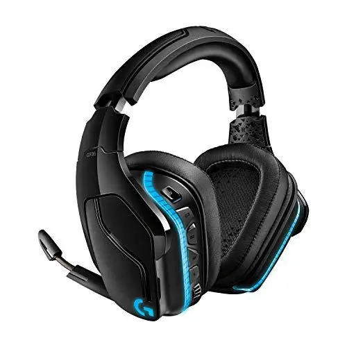 Produktbild: Logitech G935 kabelloses Gaming-Headset mit LIGHTSYNC RGB, 7.1 Surround Sound, DTS Headphone:X 2.0, 50mm Treiber, Flip-Stummschaltung, Wireless Verbindung, PC/Xbox One/PS4/Nintendo Switch - Schwarz