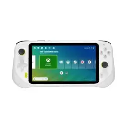 Produktbild: Logitech G Cloud Gaming Handheld, tragbare Spielkonsole mit langer Akkulaufzeit, 7-Zoll-1080p-Touchscreen, federleichtes Design, Xbox Cloud Gaming, NVIDIA GeForce NOW, Google Play - EU Stecker - Weiß