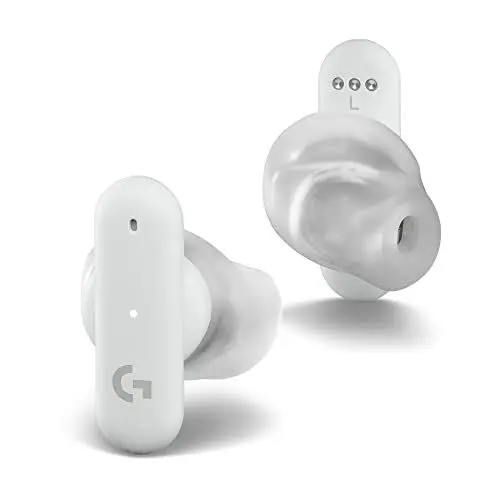 Produktbild: Logitech G FITS True Wireless Gaming Earbuds, individuell zugeschnittene Passform, LIGHTSPEED + Bluetooth, vier Beamforming-Mikrofone, PC, Mac, PS5, PS4, Mobile, Nintendo Switch - Weiß