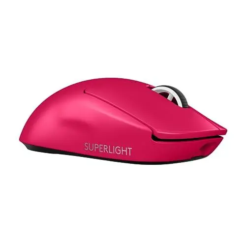 Produktbild: Logitech G PRO X SUPERLIGHT 2 LIGHTSPEED Kabellose Gaming-Maus, West Europa Verpackung, Lightweight, 60g, 8K-Abrufrate, 44K DPI, 5 programmierbare Tasten, USB-C, PC & Mac - Rosa