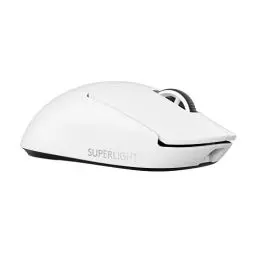 Produktbild: Logitech G PRO X Superlight 2 Lightspeed Kabellose Gaming-Maus, Lightweight, LIGHTFORCE Hybrid-Schalter, Hero 2 Sensor, 32.00DPI, 5 programmierbare Tasten, USB-C-Ladung, PC & Mac - Weiß