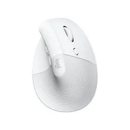 Produktbild: Logitech Lift für Mac, Kabellos Vertikale Ergonomische Maus, Bluetooth, Leise Klicks, Leises Smartwheel, 4 Anpassbare Tasten, Kompatibel mit macOS/iPadOS/MacBook/iMac/iPad - Weiß