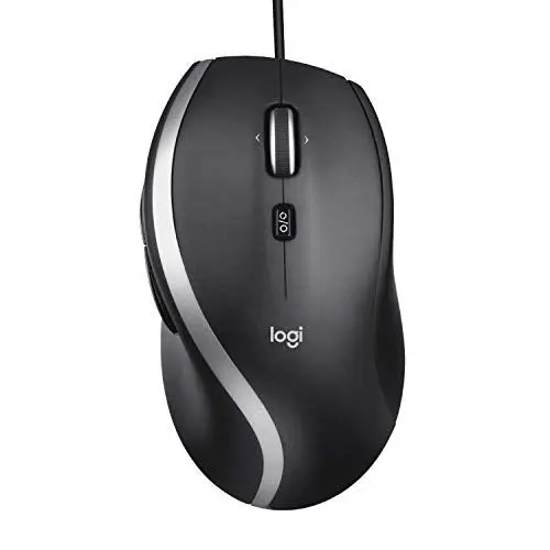Produktbild: Logitech M500s Kabelgebundene Maus mit fortschrittlicher hyperschneller Scroll- und Kippfunktion, anpassbaren Tasten, hochpräziser Abtastung mit DPI-Schalter, USB-Plug&Play, Schwarz