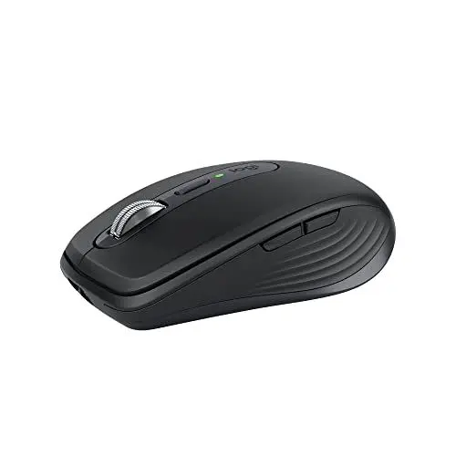 Produktbild: Logitech MX Anywhere 3S Compact Kabellose Maus, Fast Scrolling, 8K DPI Any-Surface Tracking, Quiet Clicks, Programmierbare Tasten, USB C, Bluetooth, Windows PC, Linux, Chrome, Mac - Graphit
