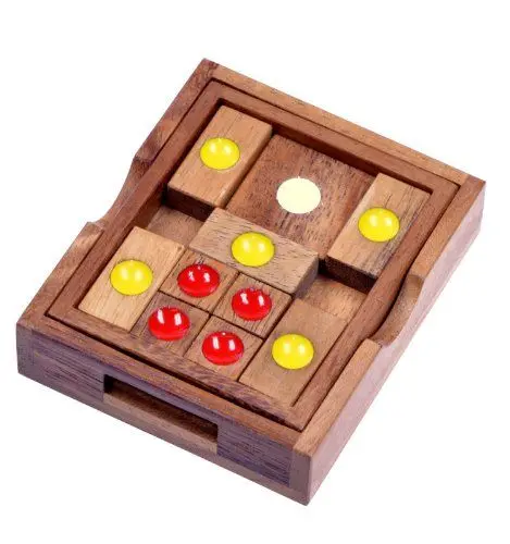 Produktbild: LOGOPLAY Khun Phan Gr. S - Schiebespiel - Denkspiel - Knobelspiel - Geduldspiel - Logikspiel aus Holz