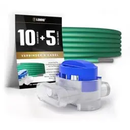 Produktbild: lohag® 10 Kabelverbinder + 5m Begrenzungskabel inkl. Reparaturset - wasserdichte Verbindungsklemmen mit Gelfüllung Gelklemmen - Kompatibel für Bosch, Gardena, Husqvarna, Worx, Yard Force