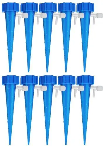 Produktbild: Lohill 10 Stück Automatisch Bewässerung Set,Watering Set, Pflanzen Bewässerung Spikes Einstellbar Bewässerungssystem Zimmerpflanze Tropfbewässerung, gelten Garten zur Blumen oder Pflanzen