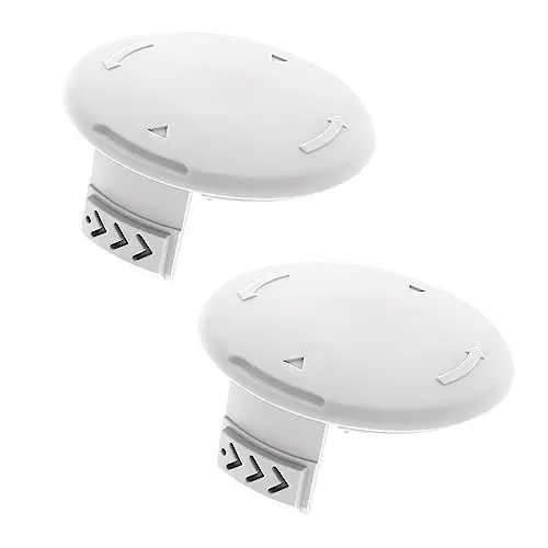Produktbild: lohill 2 Stück Rasentrimmer-Spule Kappe, Rasentrimmer Spulenabdeckung, Abdeckungen ersatz für Ryobi One RAC124 (18V, 24V, 40V), AC14RL3A Ryobi One Plus+