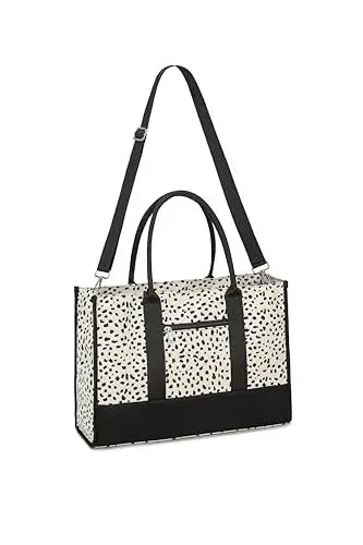 Produktbild: LOIDOU Laptop Handtasche Shopper Damen Groß Tote Bag Laptoptasche 15,6 Zoll Umhängetasche schultertaschen Aktentasche für Büro Schule Frauen Einkauf Reisen