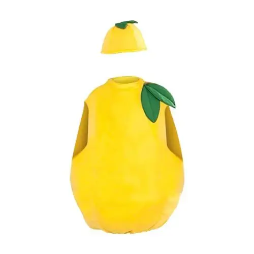 Produktbild: LOIJMK Kleinkind Junge Mädchen Kinder Zitronenfrucht Dress Up Kostüme Kostüme Showkleidung Showkleidung Baby Junge Kleidung Set Neugeboren (Yellow, 7-8 Years)