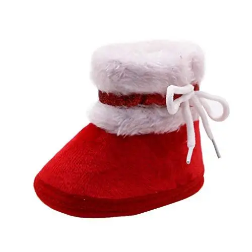 Produktbild: LOIJMK Stiefel warm Säuglingspersonal Baby Winter Schuhe Baby-Schuhe Babysocken Mit Gummisohle (Red, 14)