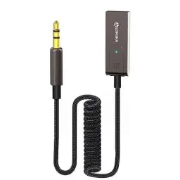 Produktbild: LOKUKA Bluetooth 5.3 Aux Adapter für Auto, KFZ, Kopfhörer, Lautsprecher, Heimkino und Verstärker, USB zu 3.5mm Bluetooth Empfänger für Sprachnavigation, Freisprechanrufe, Unterstützt 2 Smartphones
