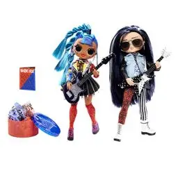 Produktbild: L.O.L. Surprise! 567288E7CAZ OMG Remix Modepuppen - Sammlerstück - Designerkleidung & Accessoires - Rocker Boi & Punk Grrl - 2er Pack