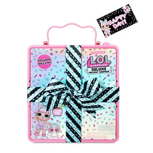 Produktbild: L.O.L. Surprise! 5706910000000 LOL Surprise Miss Partay Puppe und Haustier - Mit Mode, Spritzigen Überraschungen und Accessoires - Deluxe Geschenküberraschung