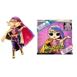 Produktbild: L.O.L. Surprise! 577904EUC OMG Movie Magic MS. Direct-Modepuppe zum Sammeln mit 25 Überraschungen & Film/Theater-Spielset-Serie 1-Enthält Mode, Accessoires und mehr-Für Jungen und Mädchen ab 4 Jahren