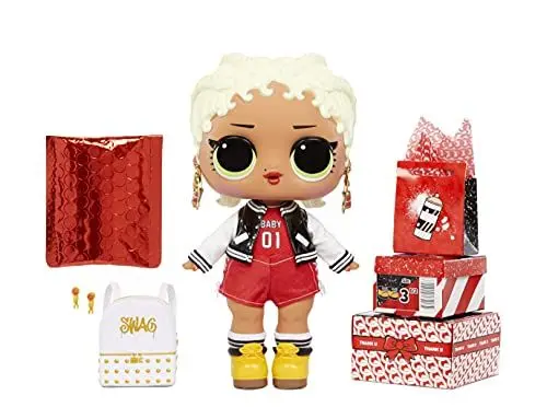 Produktbild: L.O.L. Surprise! Big Baby MC Swag - 28cm große Babypuppe zum Sammeln - Mode, Schuhe, Accessoires & mehr zum Auspacken - 2-in-1 Verpackungsspielset - Ohrringe zum Tragen und Teilen - Für Kinder ab 4+