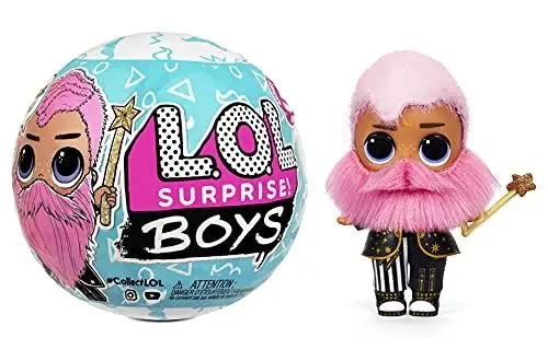 Produktbild: LOL Surprise Boys Puppe - 7 Überraschungen zum Auspacken inklusive Aufklebern, Mode und Accessoires - Farbwechseleffekt, 2-in-1 Spielset - Serie 5 - Sammelpuppe für Jungen und Mädchen ab 3 Jahren