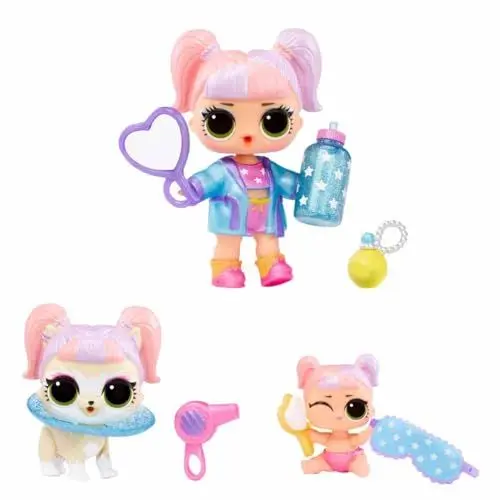 Produktbild: L.O.L. Surprise! Bubble Surprise Deluxe - Sammlerpuppen, Haustier, Schwesterchen, Überraschungen, Zubehör, Bubble Surprise beim Auspacken & Glitzerschaum-Farbwechsel - ideal für Kinder ab 4 Jahren