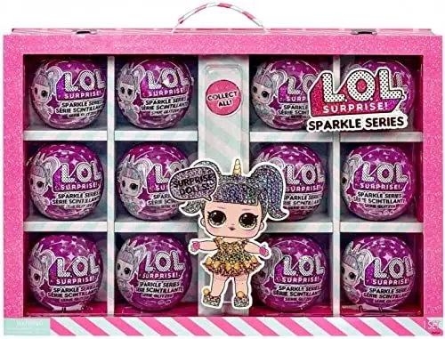 Produktbild: LOL Surprise Glitzer Serie - Glitzer-Puppen im 12er-Pack - 80+ Überraschungen mit Puppen, Outfits, Accessoires und mehr - Spielzeug mit Wasserüberraschung - Für Mädchen und Jungen ab 4 Jahren