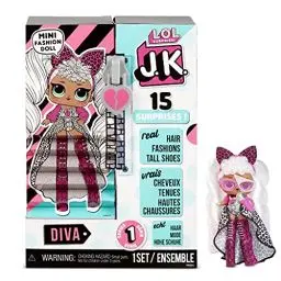 Produktbild: LOL Surprise JK Mini-Modepuppe - 15 Überraschungen, Kleidung & Accessoires - Ab 6 Jahren - Sammlerstück - Diva