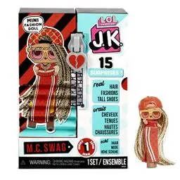 Produktbild: LOL Surprise JK Mini-Modepuppe - 15 Überraschungen, Kleidung & Accessoires - Sammlerstücke - M.C. Swag