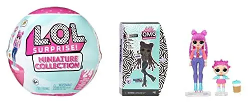 Produktbild: L.O.L. Surprise! Miniature Collection - Mit der Miniaturversion Einer LOL OMG Modepuppe und Sisters, Zubehör und Mini-Verpackung - Für Mädchen und Jungen ab 4 Jahren